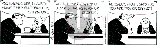 The Born Loser on Thursday May 24, 2001 Comic Strip