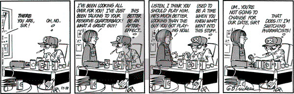 Doonesbury on Saturday November 18, 1978 Comic Strip