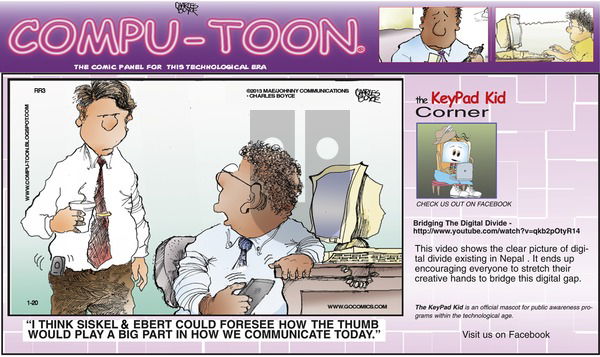 Compu-toon on Sunday January 20, 2013 Comic Strip