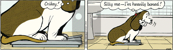 Fred Basset on Friday July 6, 2012 Comic Strip