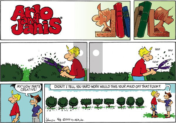Arlo and Janis on Sunday June 8, 2003 Comic Strip