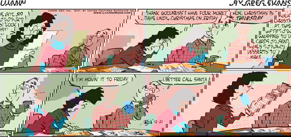 Luann on Sunday December 21, 2008 Comic Strip