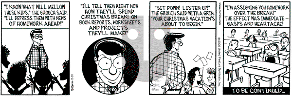 Grand Avenue on Tuesday December 20, 2005 Comic Strip