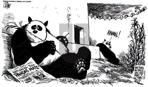 Pat Oliphant on Monday March 21, 1983 Comic Strip