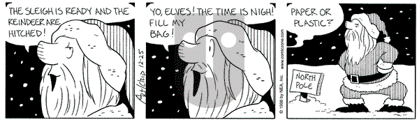 The Born Loser on Friday December 25, 1998 Comic Strip