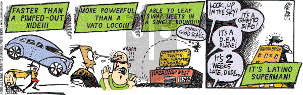 La Cucaracha on Monday July 24, 2006 Comic Strip