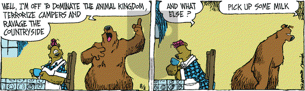 The Grizzwells on Thursday August 8, 2013 Comic Strip