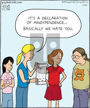 Brevity on Monday December 22, 2008 Comic Strip