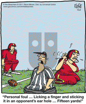 In the Bleachers on Wednesday November 23, 2011 Comic Strip