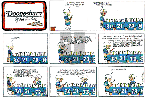 Doonesbury on Sunday September 5, 1971 Comic Strip