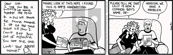 Clear Blue Water on Thursday March 10, 2005 Comic Strip