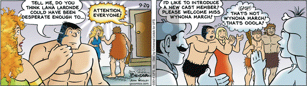 Alley Oop on Monday September 29, 2014 Comic Strip