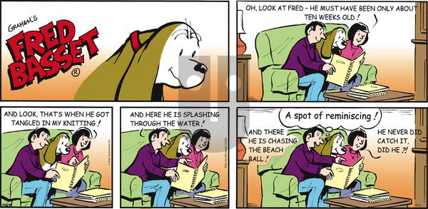 Fred Basset - Sunday April 13, 2014 Comic Strip