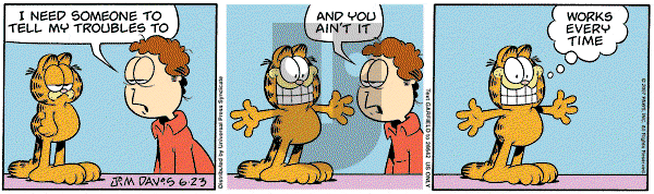 Garfield on Saturday June 23, 2007 Comic Strip