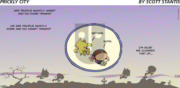 Prickly City on Sunday March 15, 2009 Comic Strip