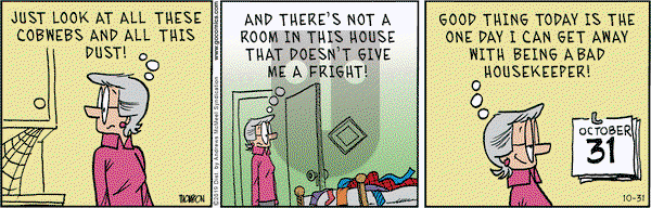 Grand Avenue on Thursday October 31, 2019 Comic Strip