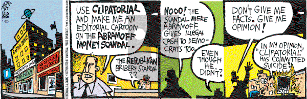 La Cucaracha on Thursday January 26, 2006 Comic Strip