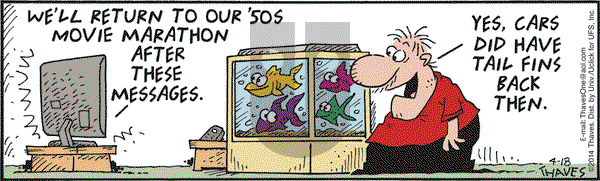 Frank and Ernest on Friday April 18, 2014 Comic Strip