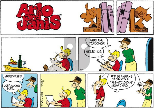 Arlo and Janis on Sunday June 3, 2001 Comic Strip
