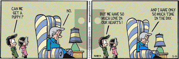 Grand Avenue on Saturday May 14, 2016 Comic Strip