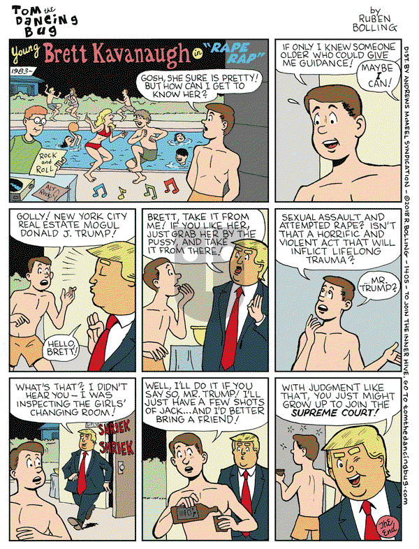 Tom the Dancing Bug on Friday September 21, 2018 Comic Strip