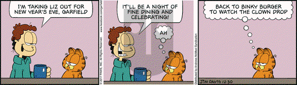 Garfield on Saturday December 30, 2017 Comic Strip