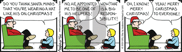 The Born Loser on Friday December 25, 2020 Comic Strip
