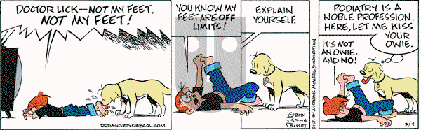 Red and Rover on Thursday March 4, 2021 Comic Strip