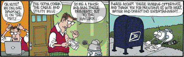 Monty on Wednesday February 19, 2014 Comic Strip