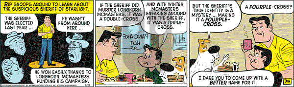 Rip Haywire on Wednesday September 27, 2017 Comic Strip