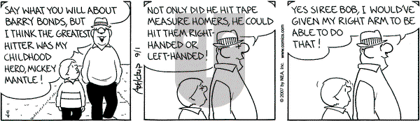 The Born Loser on Saturday September 1, 2007 Comic Strip