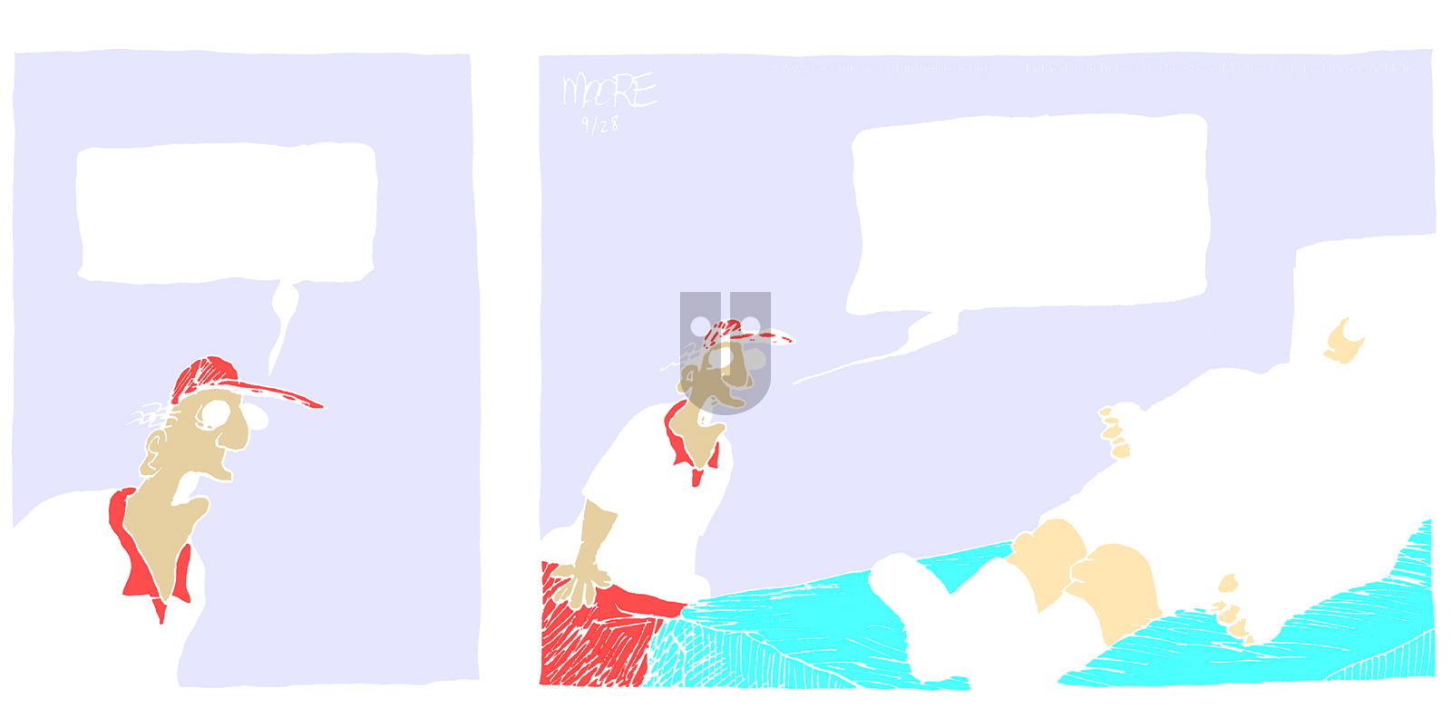 In the Bleachers on Sunday September 28, 2014 Comic Strip