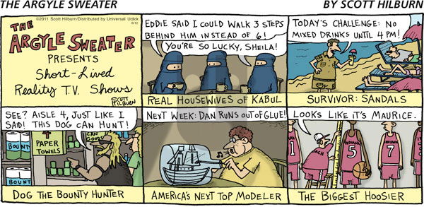 The Argyle Sweater on Sunday June 12, 2011 Comic Strip