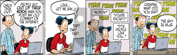 Baldo on Monday February 6, 2017 Comic Strip