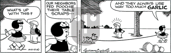 Nancy on Thursday August 15, 1996 Comic Strip