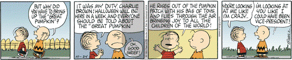 Peanuts - Monday October 24, 2011 Comic Strip