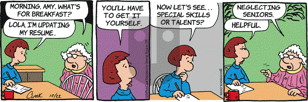Lola on Tuesday October 22, 2013 Comic Strip