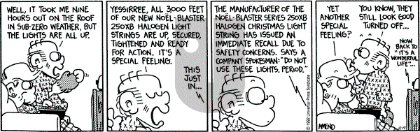 FoxTrot - Saturday December 19, 1992 Comic Strip