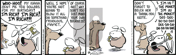 DeFlocked on Monday April 7, 2014 Comic Strip