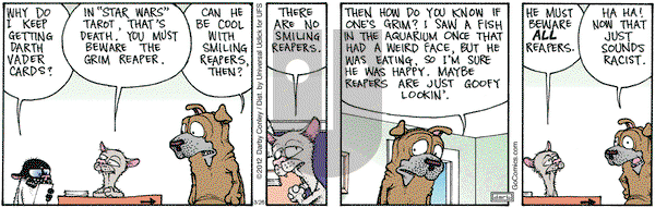 Get Fuzzy on Monday March 26, 2012 Comic Strip