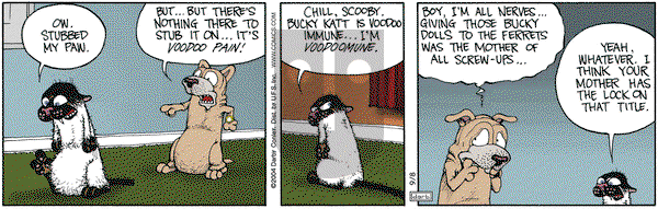 Get Fuzzy on Wednesday September 8, 2004 Comic Strip