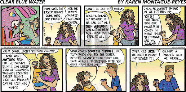 Clear Blue Water on Sunday April 16, 2006 Comic Strip