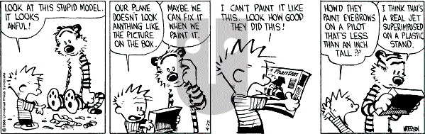 Calvin and Hobbes - Friday April 22, 1988 Comic Strip