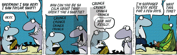 Sherman's Lagoon on Tuesday April 1, 2025 Comic Strip