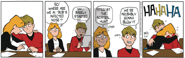 Luann on Wednesday March 5, 2003 Comic Strip