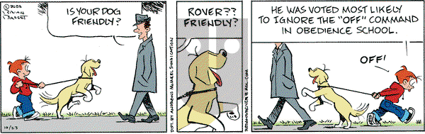 Red and Rover on Friday October 23, 2020 Comic Strip