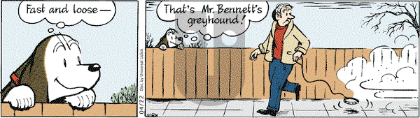 Fred Basset - Friday April 22, 2011 Comic Strip