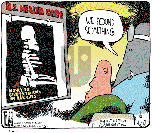 Tom Toles on Monday June 26, 2017 Comic Strip