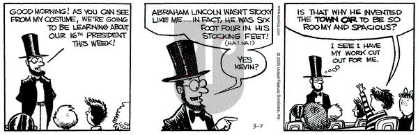 Grand Avenue on Monday March 7, 2005 Comic Strip