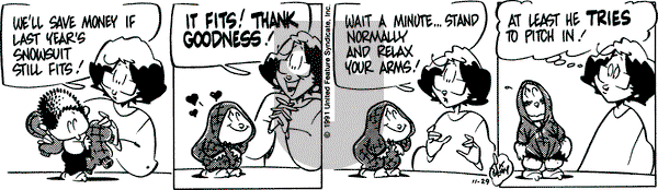 Rose is Rose on Friday November 29, 1991 Comic Strip